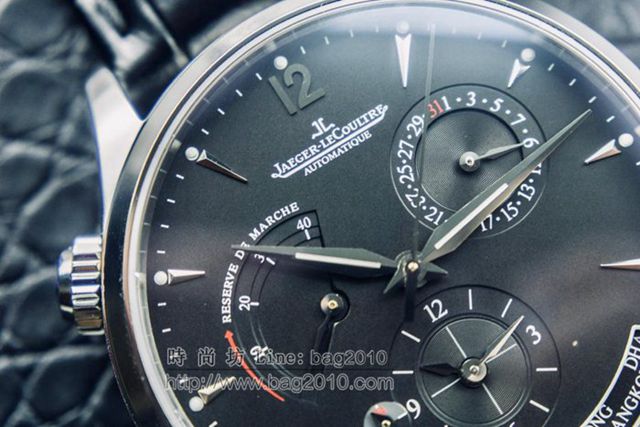 Jaeger LeCoultre手錶 Master 地理學家大師系列 Q1428421 積家多功能腕表 JL積家高端機械男表  hds1115